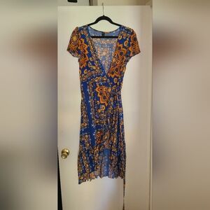 SHEIN Boho wrap dress size Large